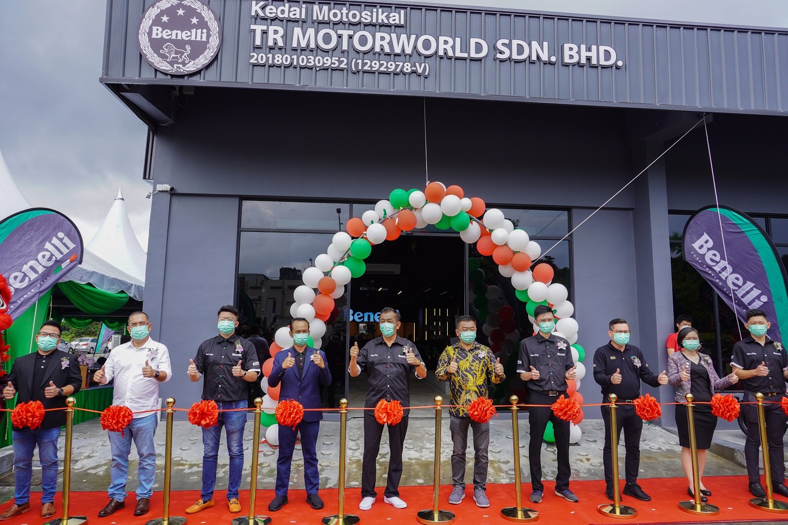 Benelli Best Shop Grand Opening by TR Motorworld in Johor