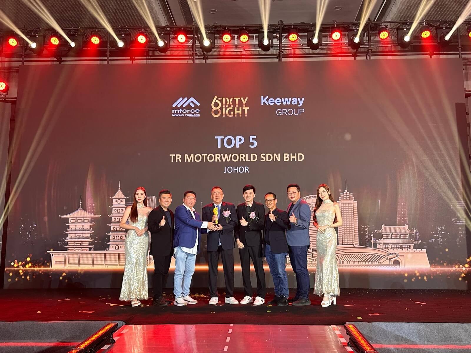 TR MOTORWORLD Has Been Awarded MForce Malaysia Big Bike TOP 1 Dealer