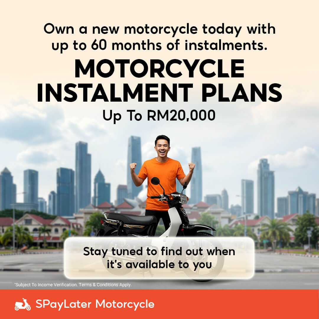 TR Motorworld Now Supports SPayLater Motorcycle Financing up to RM20,000
