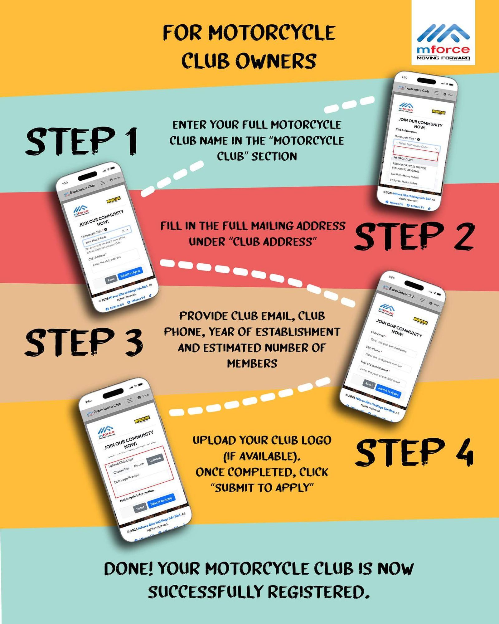 MFORCE EXPERIENCE CLUB IS NOW OFFICIALLY LIVE